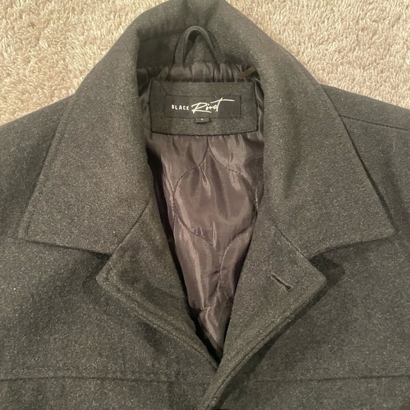 Black Rivet peacoat. Size large. Great condition. - Picture 2 of 6